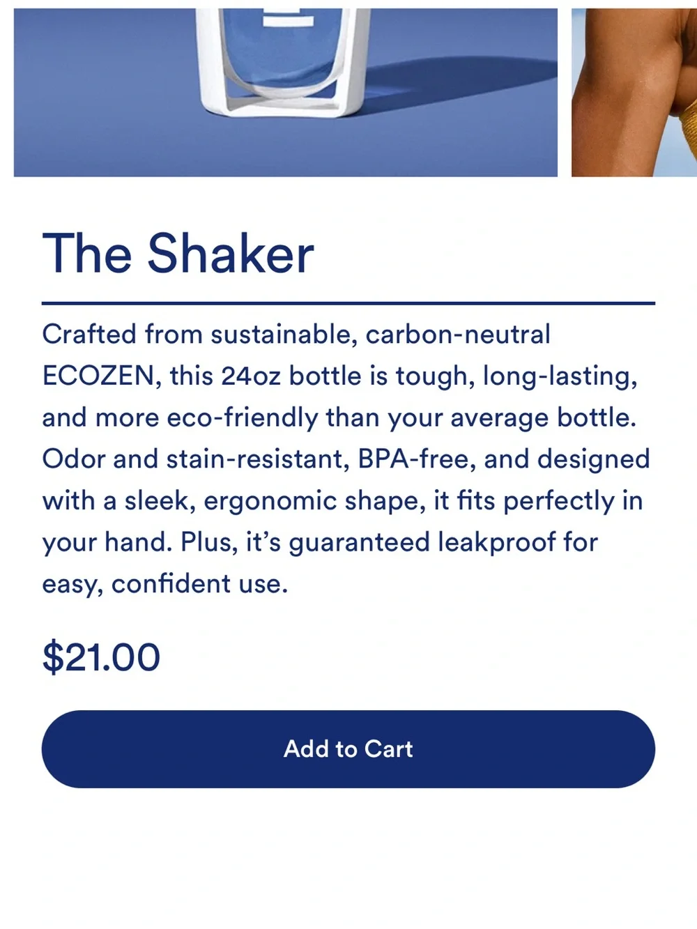 BRAND NEW Ritual Shaker Bottle